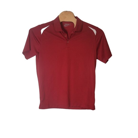 Nike‎ Golf Tour Performance Dri Fit Polo Shirt Maroon Size Large Short Sleeve - Picture 2 of 5